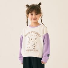 ミニマル(minimal)のクマシリーズ裏毛プルオーバー