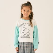 ミニマル(minimal)のクマシリーズ裏毛プルオーバー