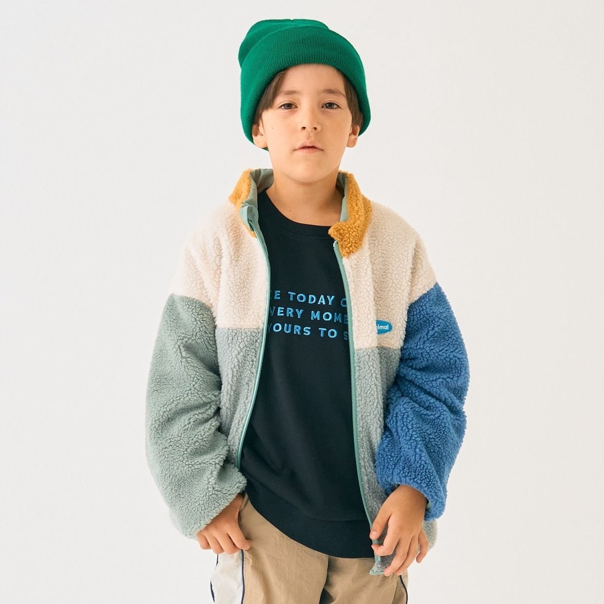 リバーシブル配色ボアアウター | ミニマル(minimal) | マルイウェブ