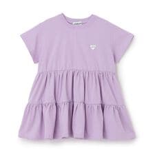 【綿100%】半袖ティアードチュニック