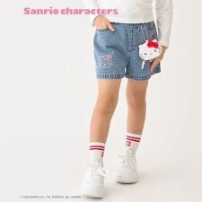 【サンリオキャラクターズ】デニムショートパンツ