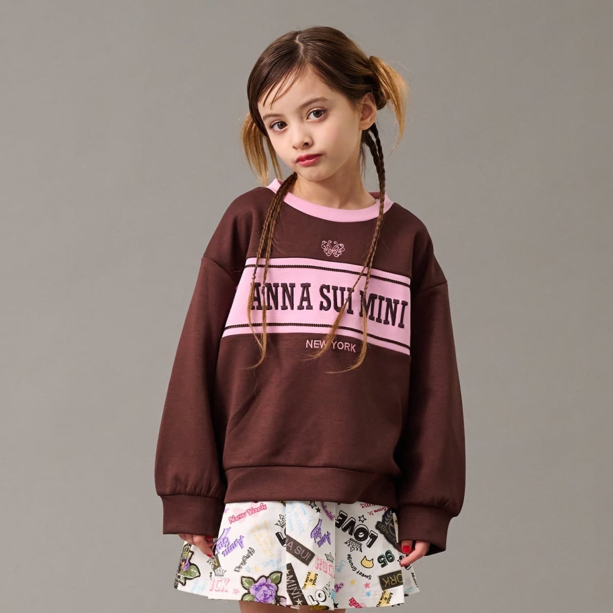 専用 2点おまとめANNA SUI mini レディーストレーナー＆Tシャツ バイカラーロゴトレーナー | アナ スイ・ミニ(ANNA SUI mini) | マルイ