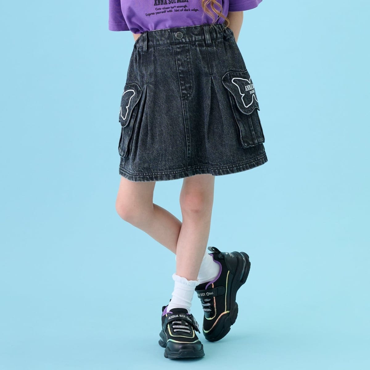 蝶フラップデニムスカパン | アナ スイ・ミニ(ANNA SUI mini) | マルイ