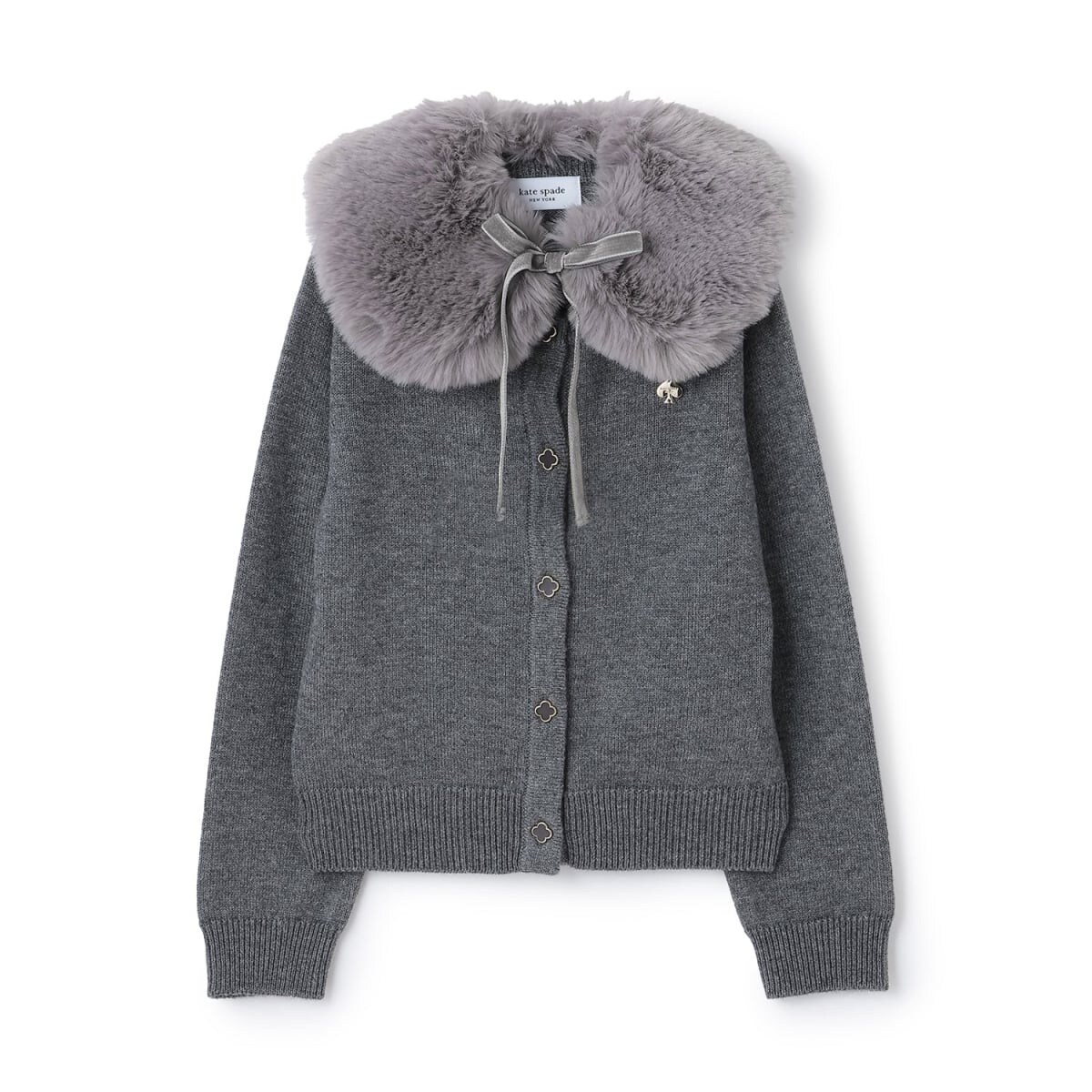 ☆*ぞ様 kate spade new york kids フェイクファーパーカ フェイクファーティペットつきカーディガン | ケイト・スペード