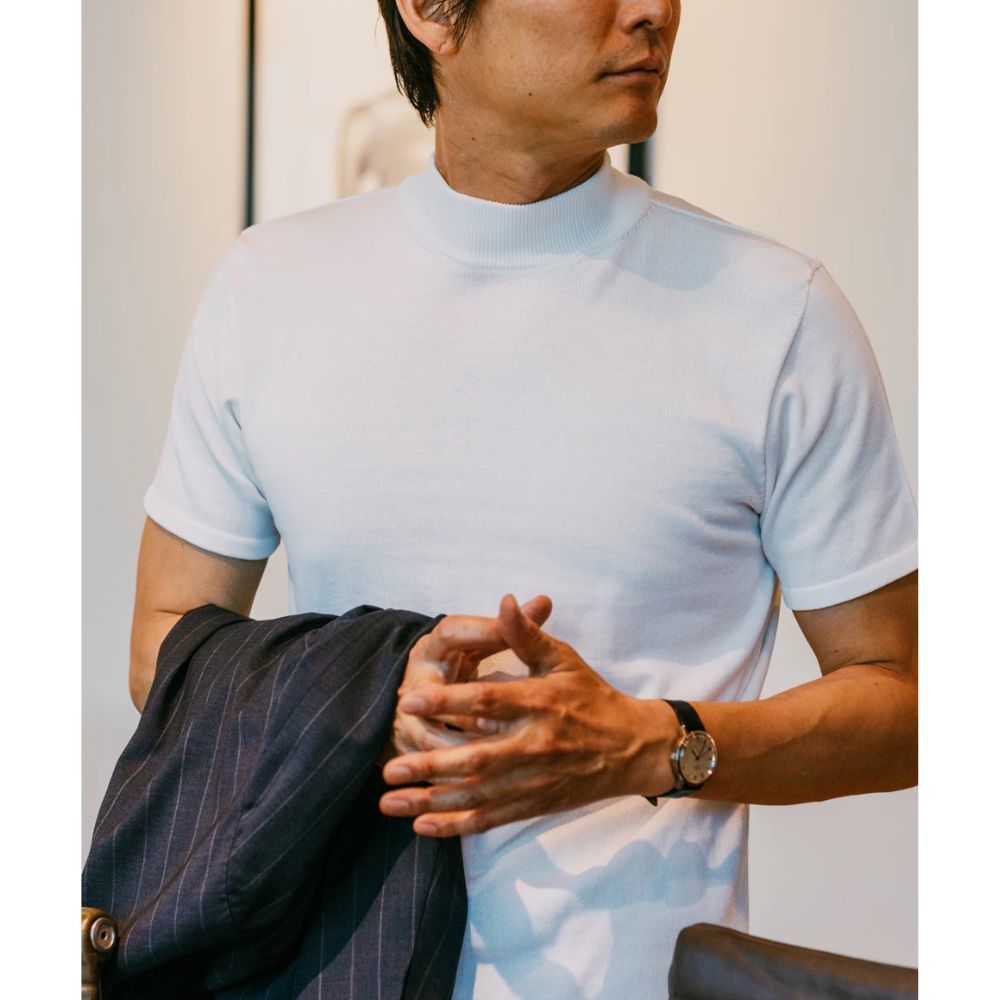 VELAR ホールガーメントモックネックTシャツ | ヴェラール(VELAR