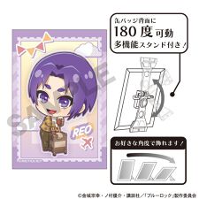 ブルーロック_アート缶バッジ 御影玲王 ミニキャラ旅行 | colleize 