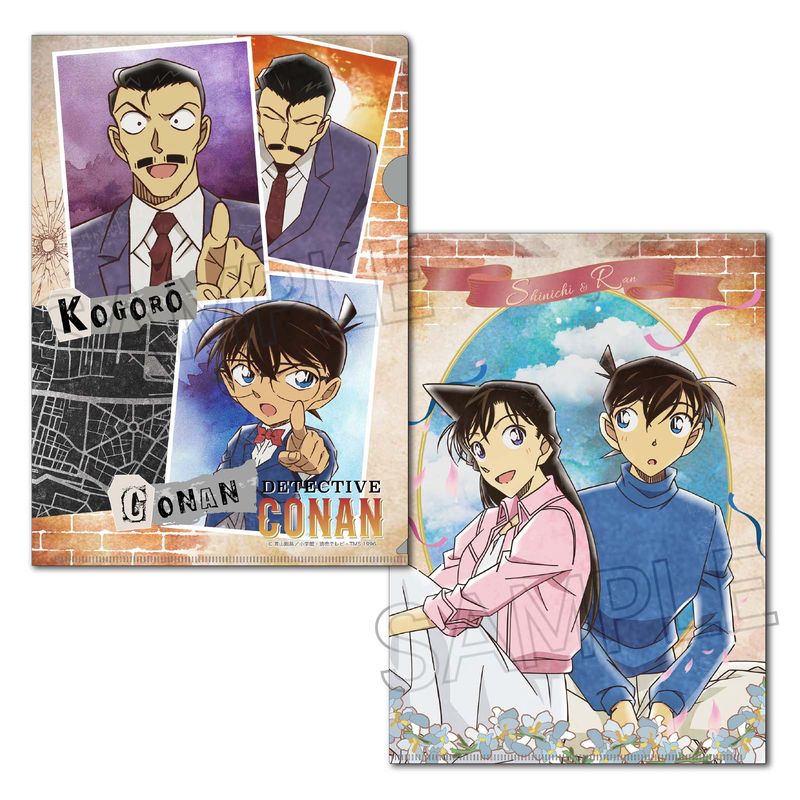 名探偵コナン_ヴィンテージシリーズ クリアファイル Vol.8 コナン&小