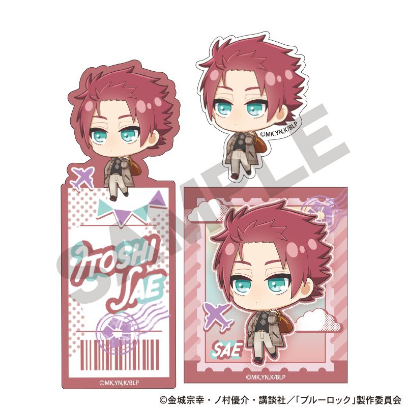 ブルーロック_ステッカーセット 糸師冴 ミニキャラ旅行 | colleize