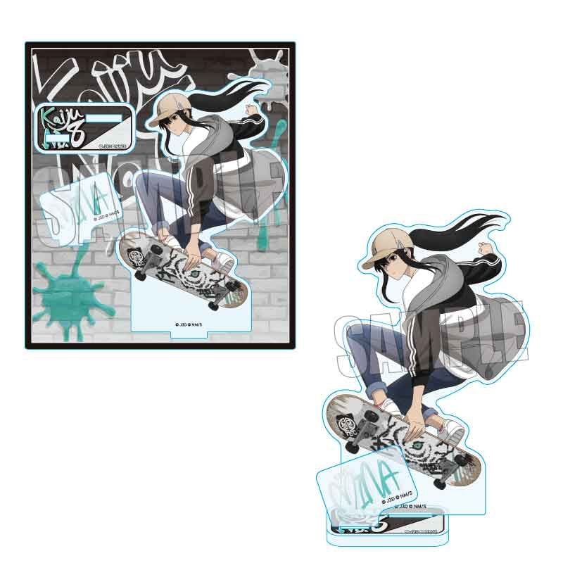 怪獣8号 亜白ミナ 缶バッジ スケーターver. 怪獣8号 亜白ミナ 缶バッジ スケーターver. 怪獣8号_miniアクリル