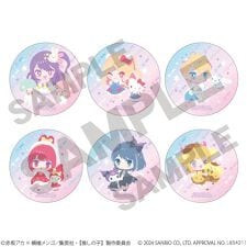 colleize(colleize)の【推しの子】×サンリオキャラクターズ_トレーディンググリッター缶バッジ　【コンプリートBOX／6個入