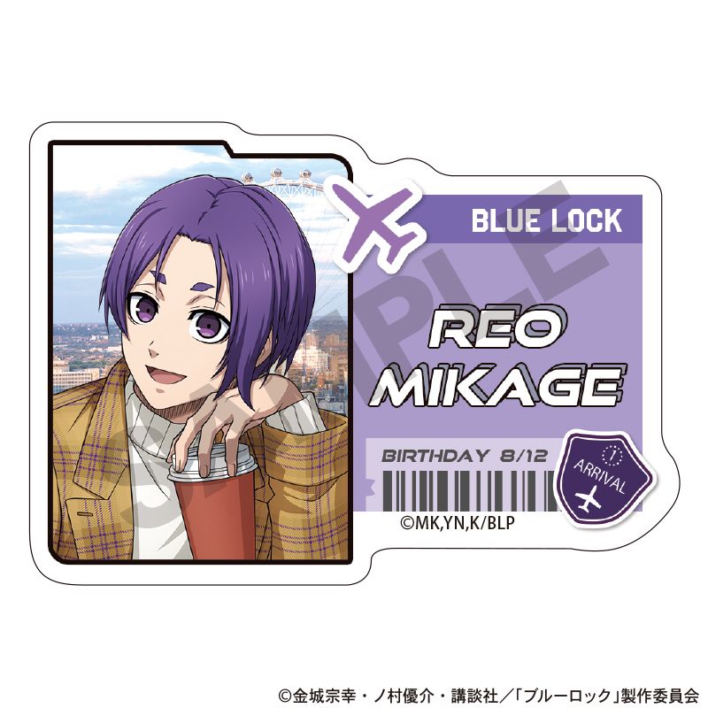 ブルーロック　旅行　缶バッジ　御影玲王 ブルーロック_アート缶バッジ 御影玲王 旅行 | colleize