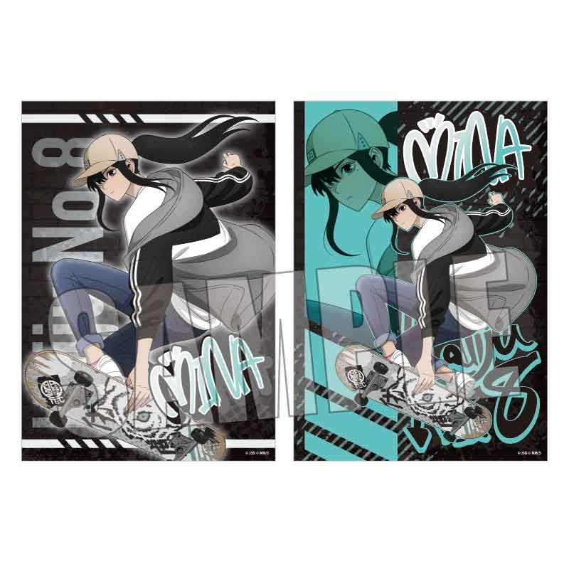 たぴ/ポスター 怪獣8号_らくピタポスター 亜白 ミナ スケーターver