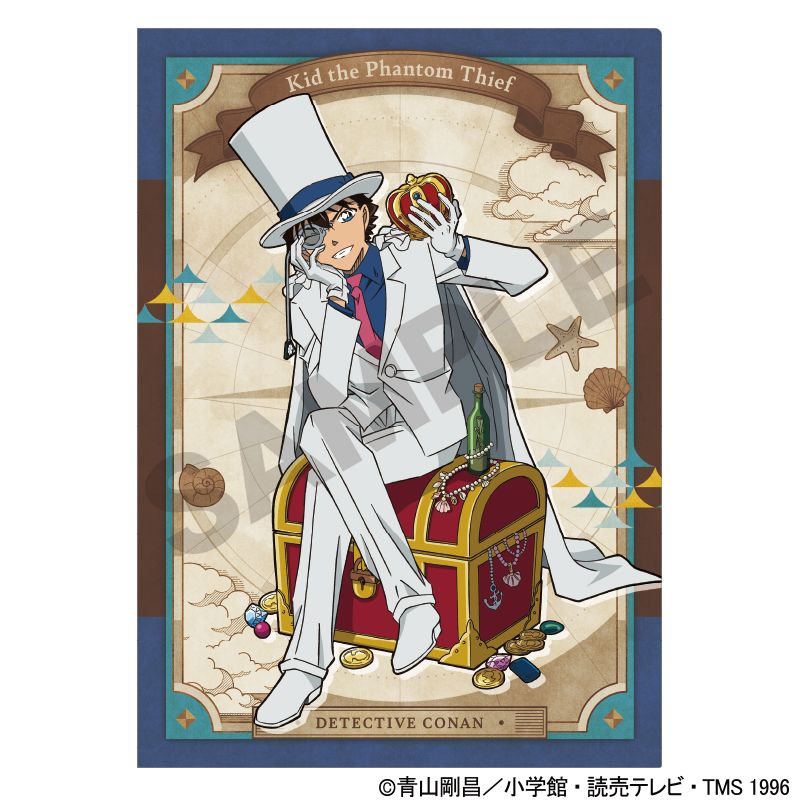 名探偵コナン　江戸川コナン　怪盗キッド　クリアファイル 名探偵コナン シングルクリアファイル 江戸川コナン 怪盗キッド