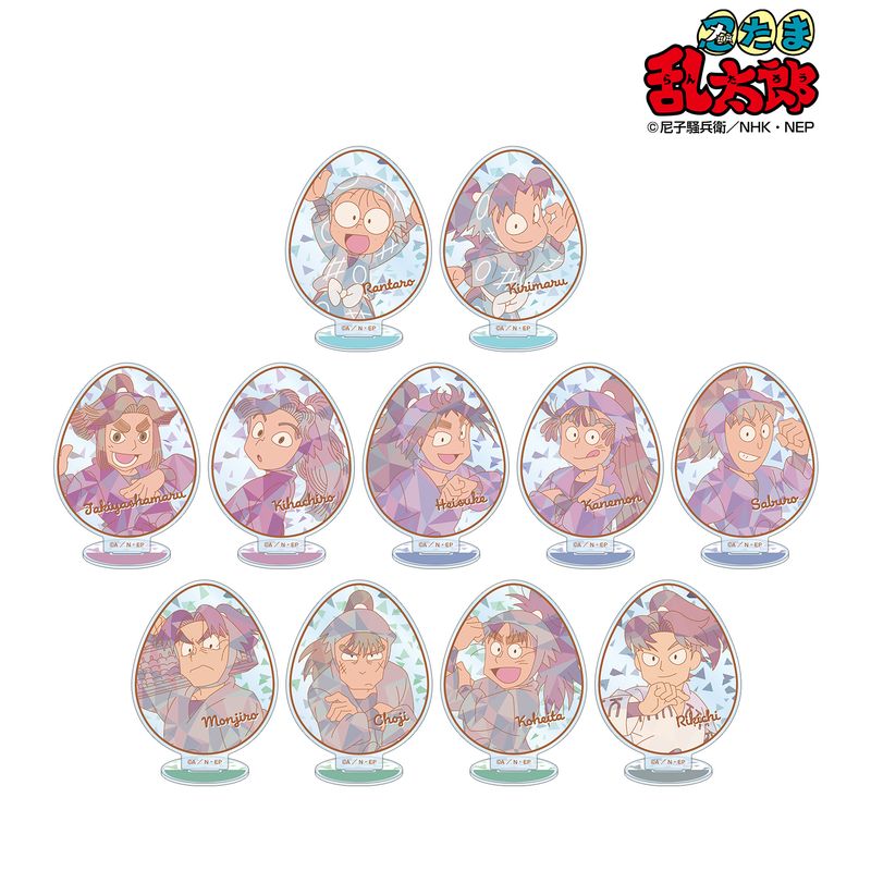 忍たま乱太郎_トレーディング プリズムパターン アクリル