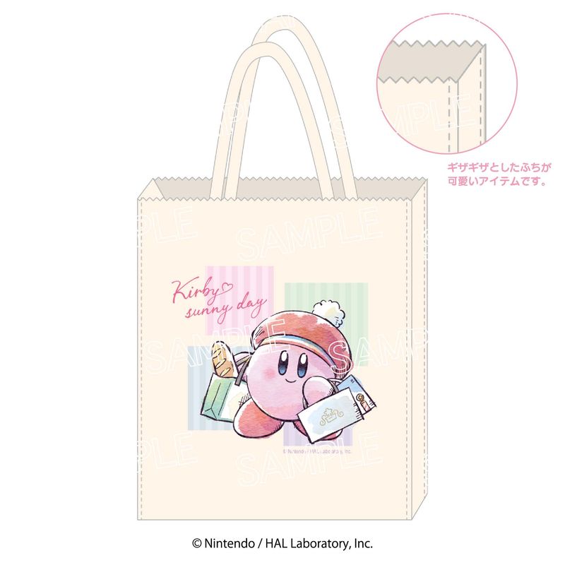 星のカービィ_カービィ・サニーデイ ショッパー風トート Aうきうき