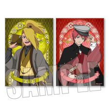 NARUTO-ナルト- 疾風伝_らくピタポスター デイダラ&サソリ 書生風ver 