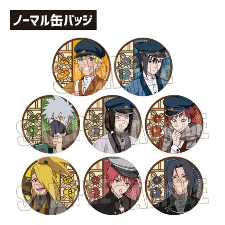 ランダム】NARUTO-ナルト- 疾風伝_トレーディング缶バッジ 書生風ver 