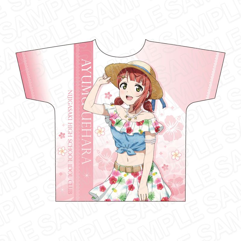 上原歩夢 フルグラフィックTシャツ ラブライブ！虹ヶ咲学園スクールアイドル同好会 ラブライブ!虹ヶ咲学園スクールアイドル同好会_フリーサイズ_フル