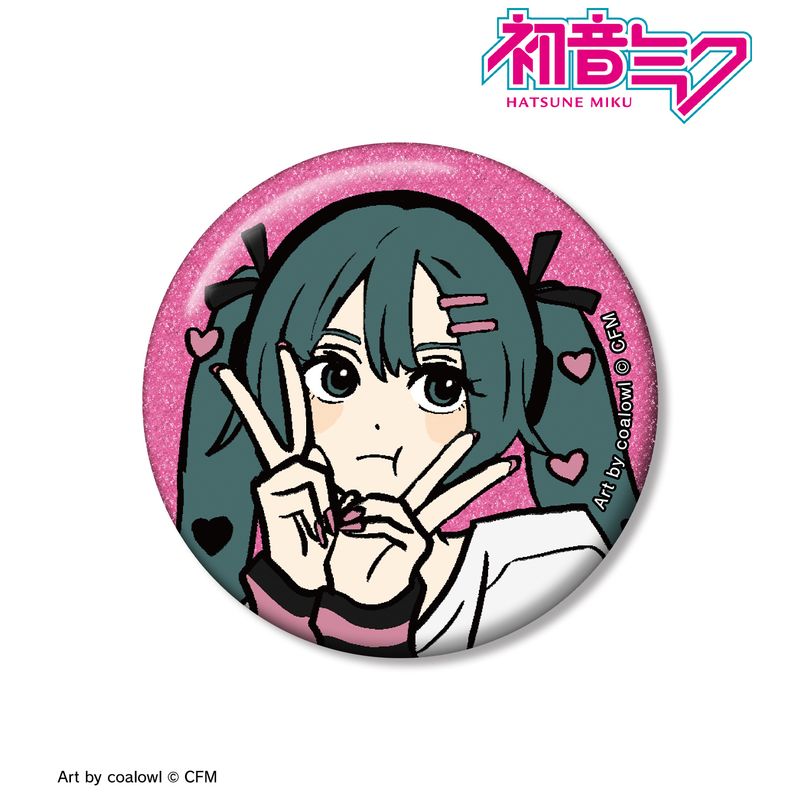 初音ミク_描き下ろし 初音ミク ハートver. Art by coalowl