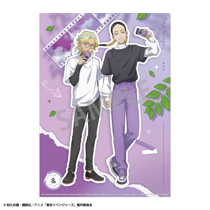 東京リベンジャーズ_A4シングルクリアファイル_灰谷蘭&灰谷竜胆/カメラ