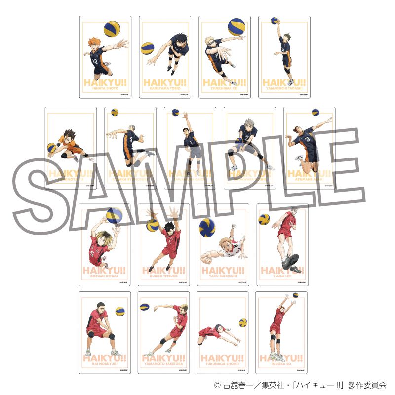 ランダム】ハイキュー!!_トレーディングアクリルカード【BOX／17枚入り