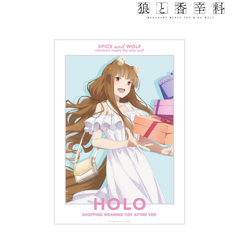 狼と香辛料 ホロ Ani-Art A3マット加工ポスター 狼と香辛料 MERCHANT