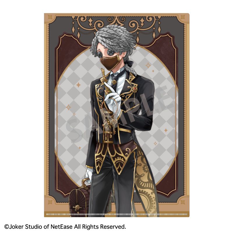 第五人格 BLACK＆WHITE 納棺師 写真家 クリアファイル まとめ Identity V 第五人格_A4シングルクリアファイル_白黒無常/メイド