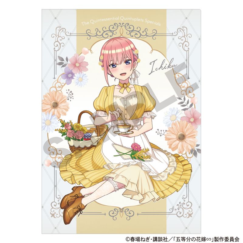 五等分の花嫁　カントリーピクニック　クリアファイル 五等分の花嫁 シングルクリアファイル＿中野三玖/カントリー