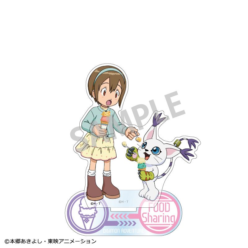 デジモンアドベンチャー_アクリルスタンド_ 八神ヒカリ＆テイルモン_