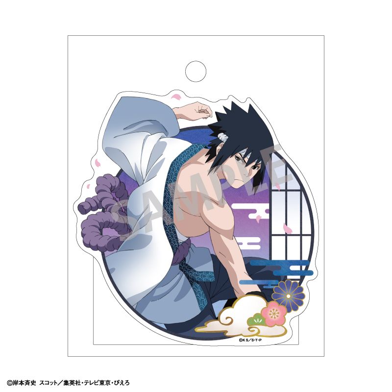 NARUTO_ダイカットステッカー_うちはサスケ_舞踊 | colleize | マルイ