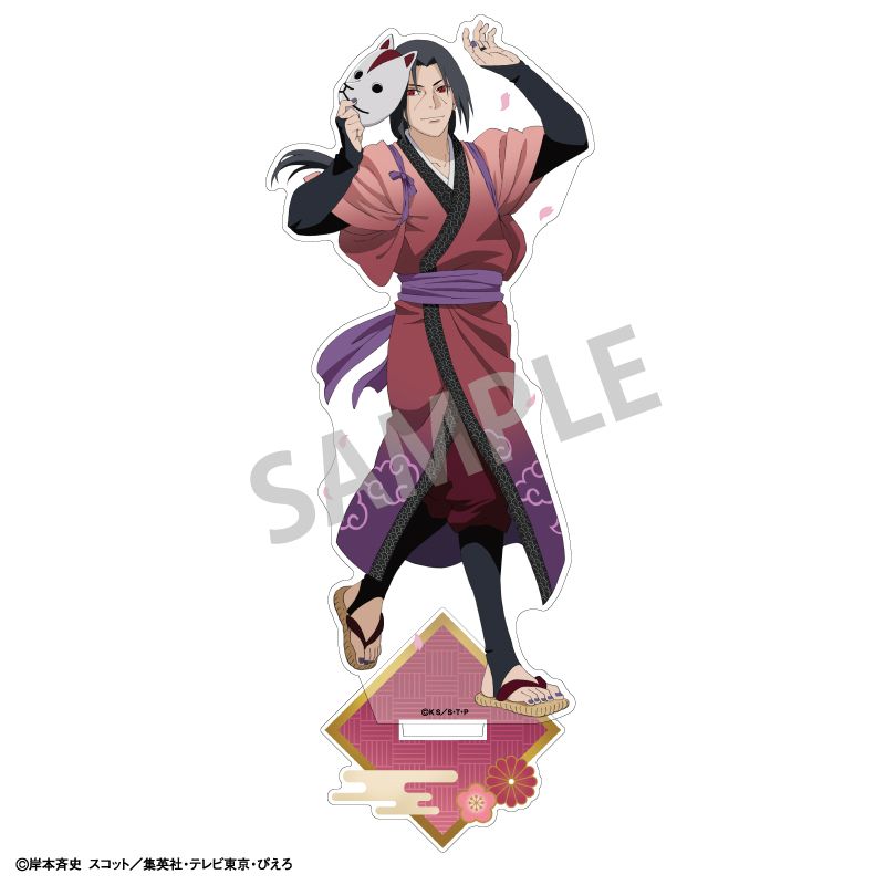 うちはイタチ アクリルスタンド ラバーキーホルダー うちはイタチ アクリルスタンド ラバーキーホルダー NARUTO