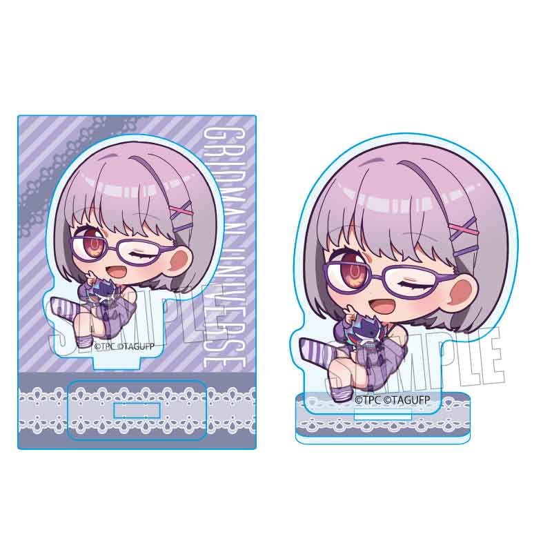 グリッドマン ユニバース_76mm缶バッジ 宝多六花 シャボンStyle