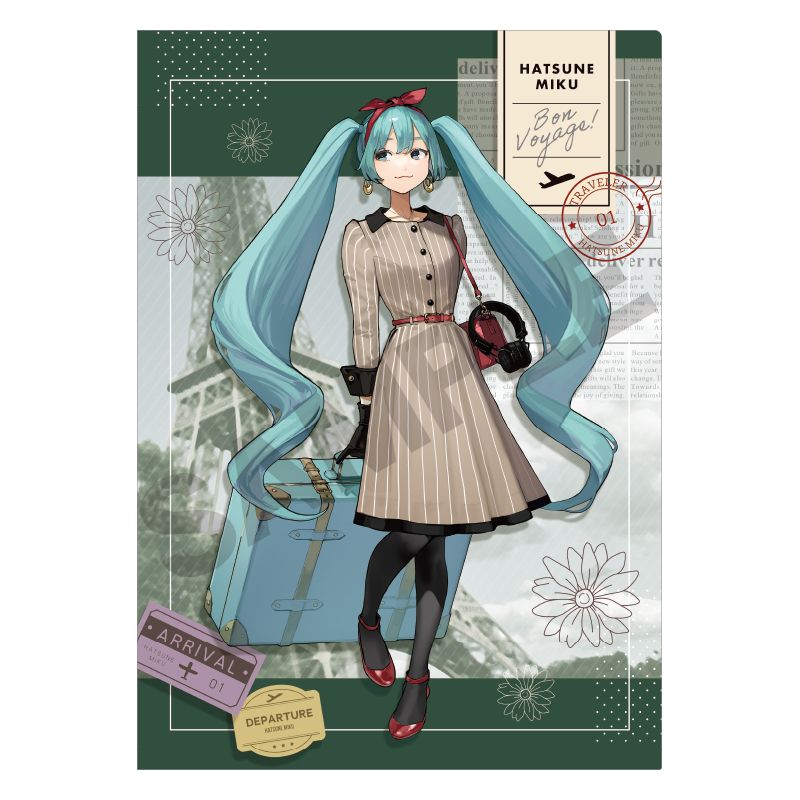 初音ミク_シングルクリアファイル グリーン | colleize | マルイウェブ