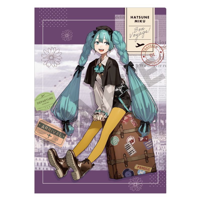 初音ミク_シングルクリアファイル パープル | colleize | マルイウェブ