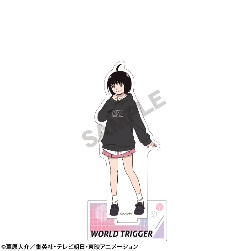 ワールドトリガー ワートリ雨取千佳 缶バッジ アクリルスタンド アートコースター ワールドトリガー ワートリ 雨取千佳アクリルスタンド 缶バッジ