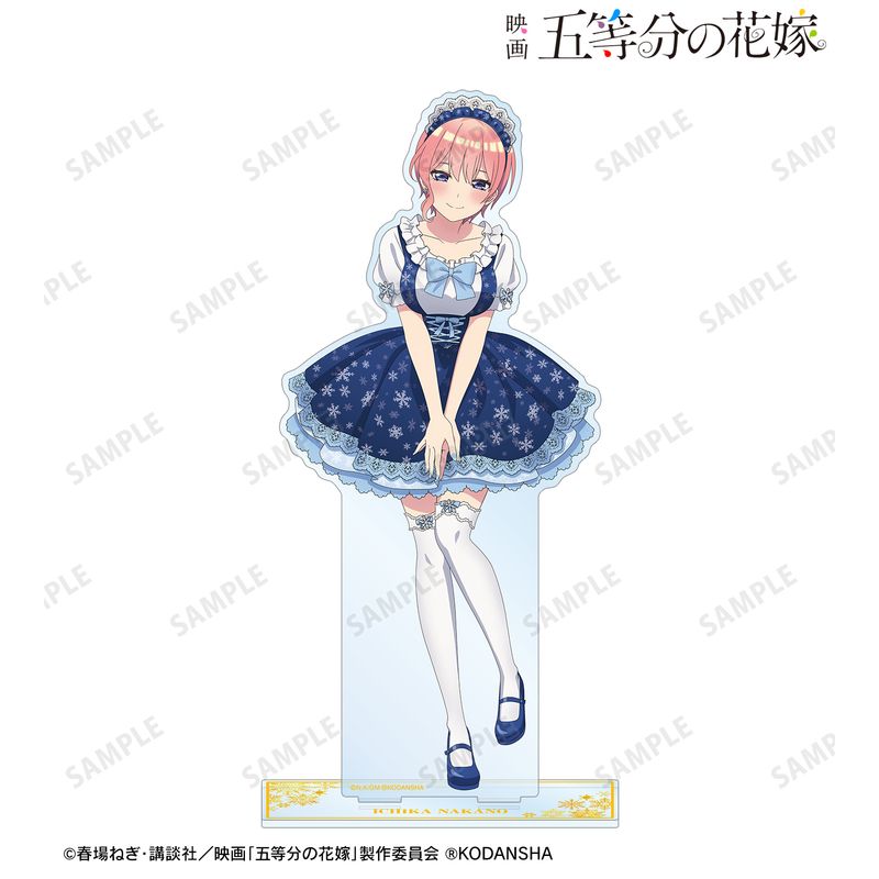 五等分の花嫁 スノーメイド 特大アクリルスタンド 映画 五等分の花嫁_描き下ろしイラスト 中野一花 スノーメイド