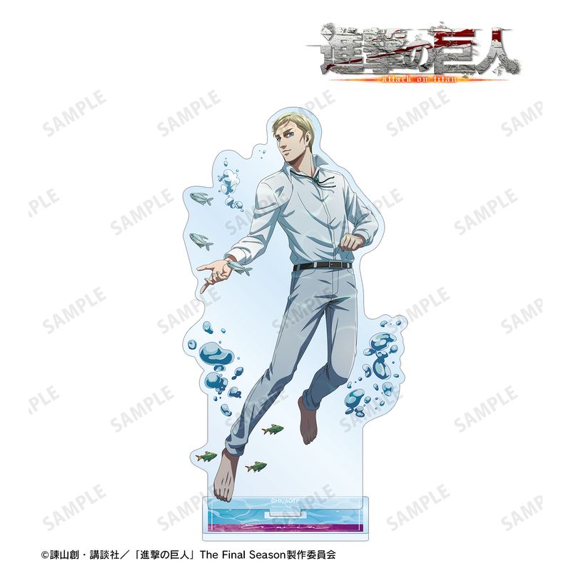 進撃　エルヴィン　リヴァイ　水中浮遊　特大アクリルスタンド　２個セット　アクスタ AMNIBUS-日常使いできるアニメグッズの通販サイト-