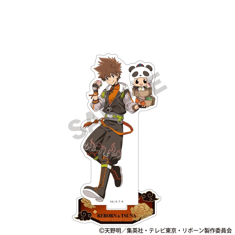 家庭教師ヒットマンREBORN！　沢田綱吉　リボーン　アクスタ 家庭教師ヒットマンREBORN!_アクリルスタンド リボーン&沢田綱吉