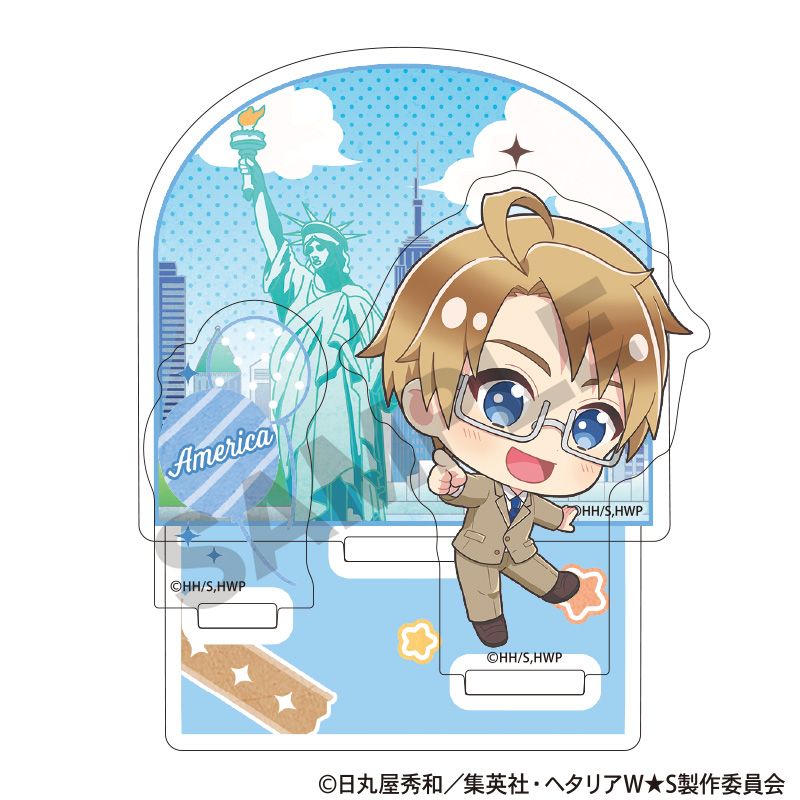 ヘタリア World☆Stars_ジオラマアクリルスタンド アメリカ ちまにわ