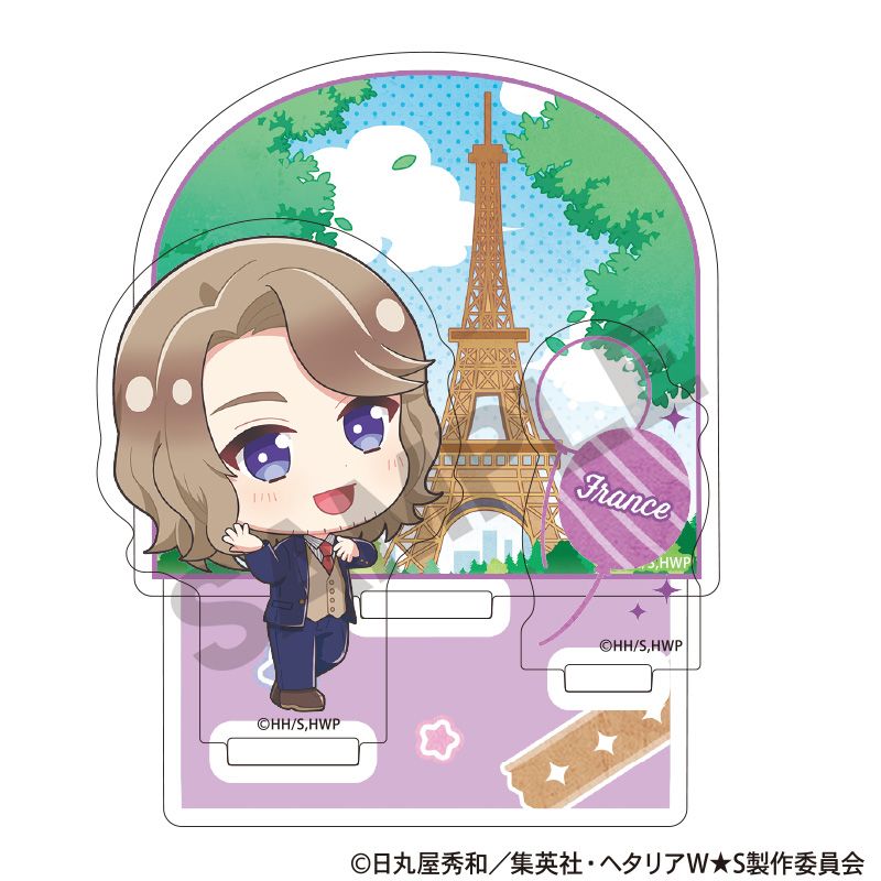 ヘタリア World☆Stars_ジオラマアクリルスタンド フランス ちまにわ
