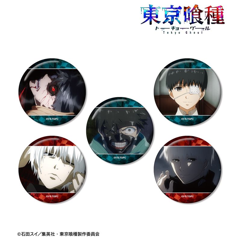 東京喰種トーキョーグール_金木 研 場面写缶バッジ5個セット