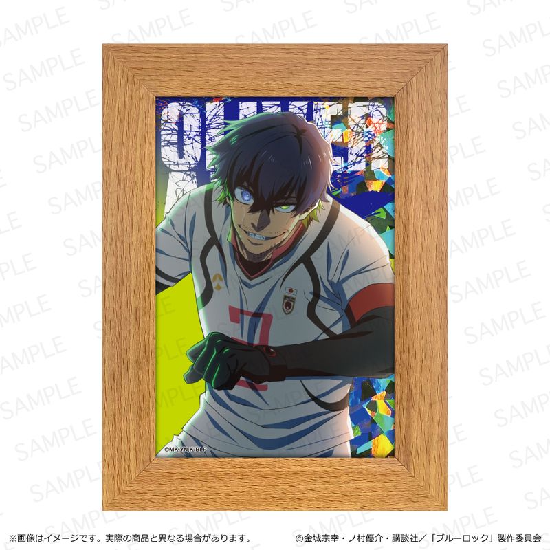 キャラクターグッズ ブルーロック マルイ マット缶バッジ オリヴァ・愛空