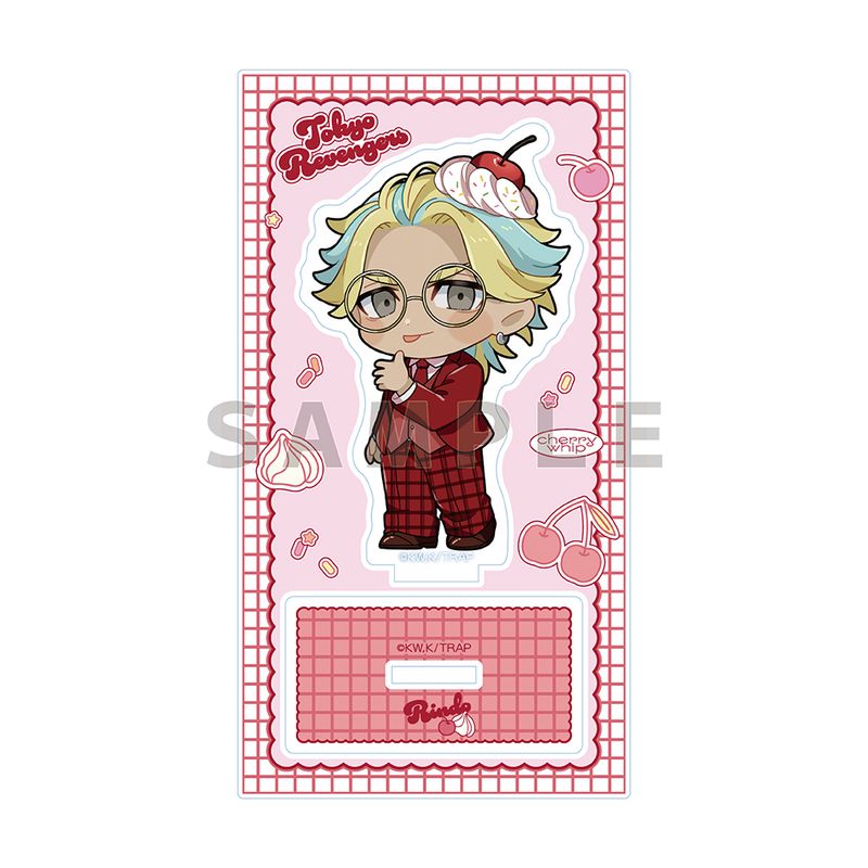 まるくじ 東リべ 灰谷蘭 タペストリー アクリルスタンド ブロック キーホルダー 東京リベンジャーズ_描き下ろしアクリルキーホルダー(灰谷 蘭