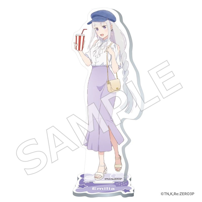 リゼロ　タイガース　アクスタ　エミリア Re:ゼロから始める異世界生活_アクリルスタンドフィギュア ムービー