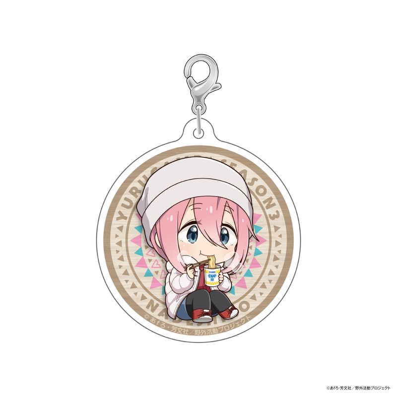 ゆるキャン　渋谷マルイ 缶バッジ 各務原なでしこ　志摩リン　みんなで冬キャン！ ゆるキャン 渋谷マルイ 缶バッジ 各務原なでしこ みんなで冬キャン