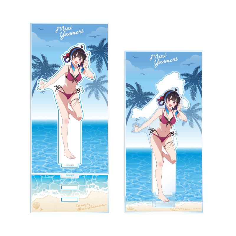 八重森みに 彼女、お借りします 特大アクリルスタンド マリンセーラー水着 彼女、お借りします_描き下ろし特大アクリルスタンド(八重森みに