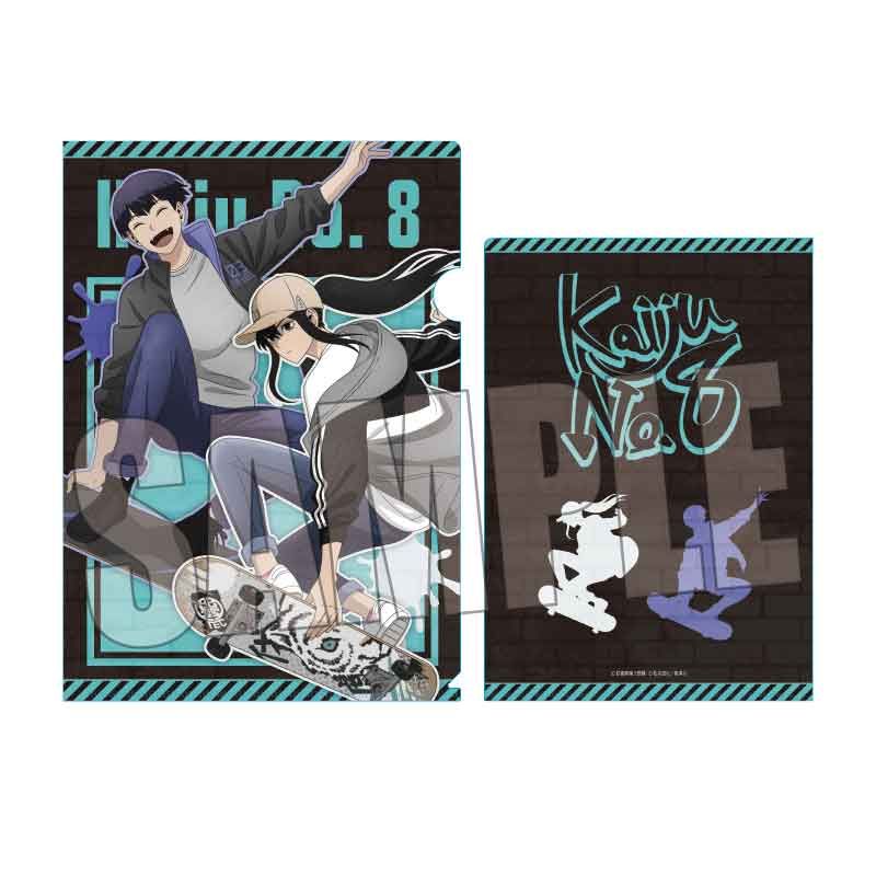 怪獣8号_クリアファイル 亜白 ミナ&保科 宗四郎 スケーターver