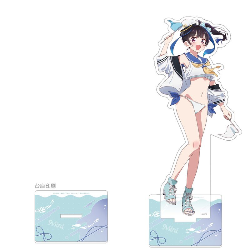 八重森みに 彼女、お借りします 特大アクリルスタンド マリンセーラー水着 八重森みに 彼女、お借りします 特大アクリルスタンド マリン