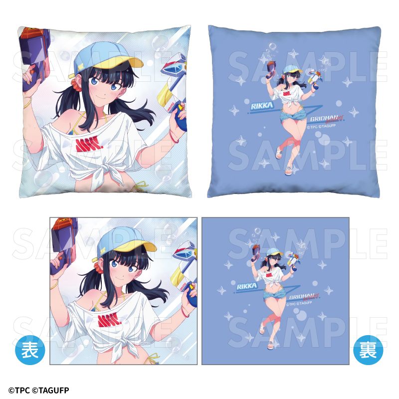 グリッドマン ユニバース_76mm缶バッジ 宝多六花 シャボンStyle