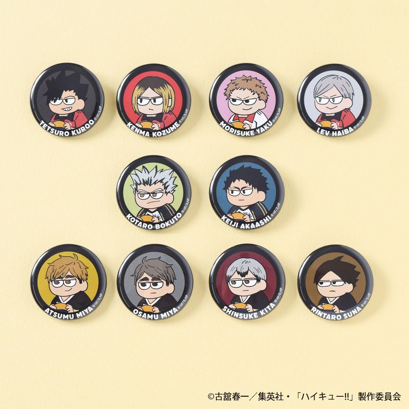 ハイキュー!!_カラパレ より道 缶バッジ【BOX／10個入り